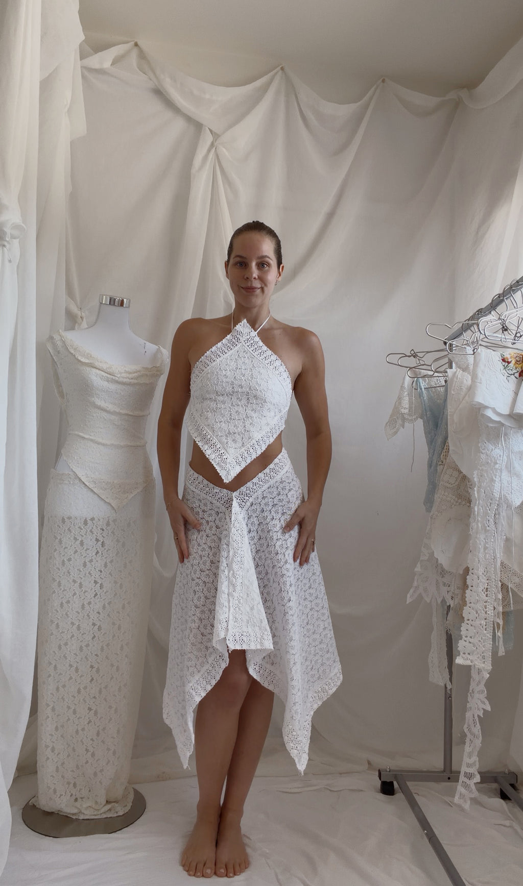 Alba Halter- Camellia