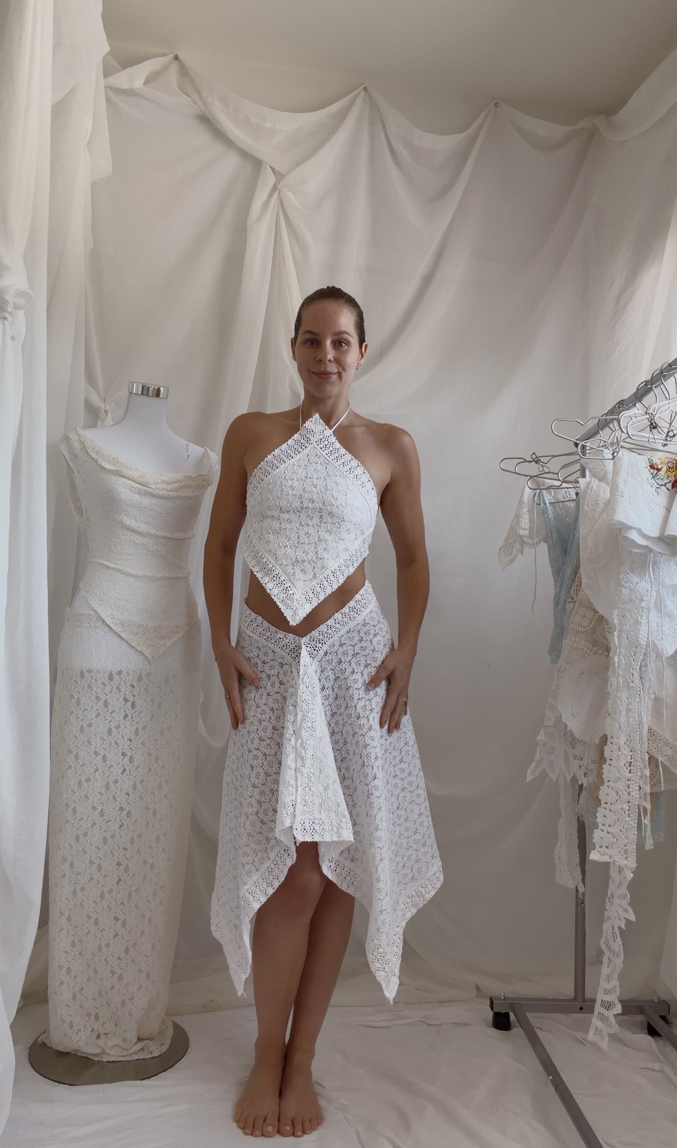 Alba Halter- Camellia