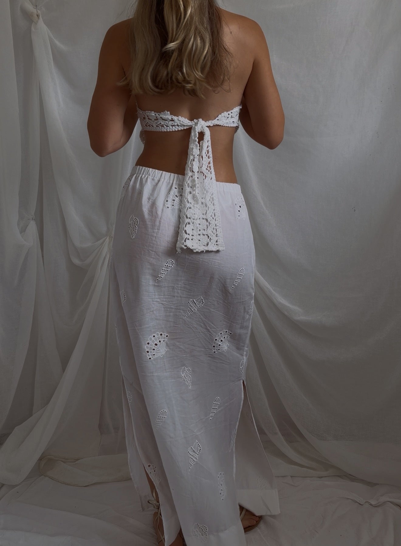 Alba Maxi Skirt- Conch